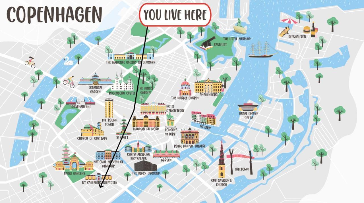 Xl Exclusive Penthouse By Copenhagen City & Tivoli Dış mekan fotoğraf